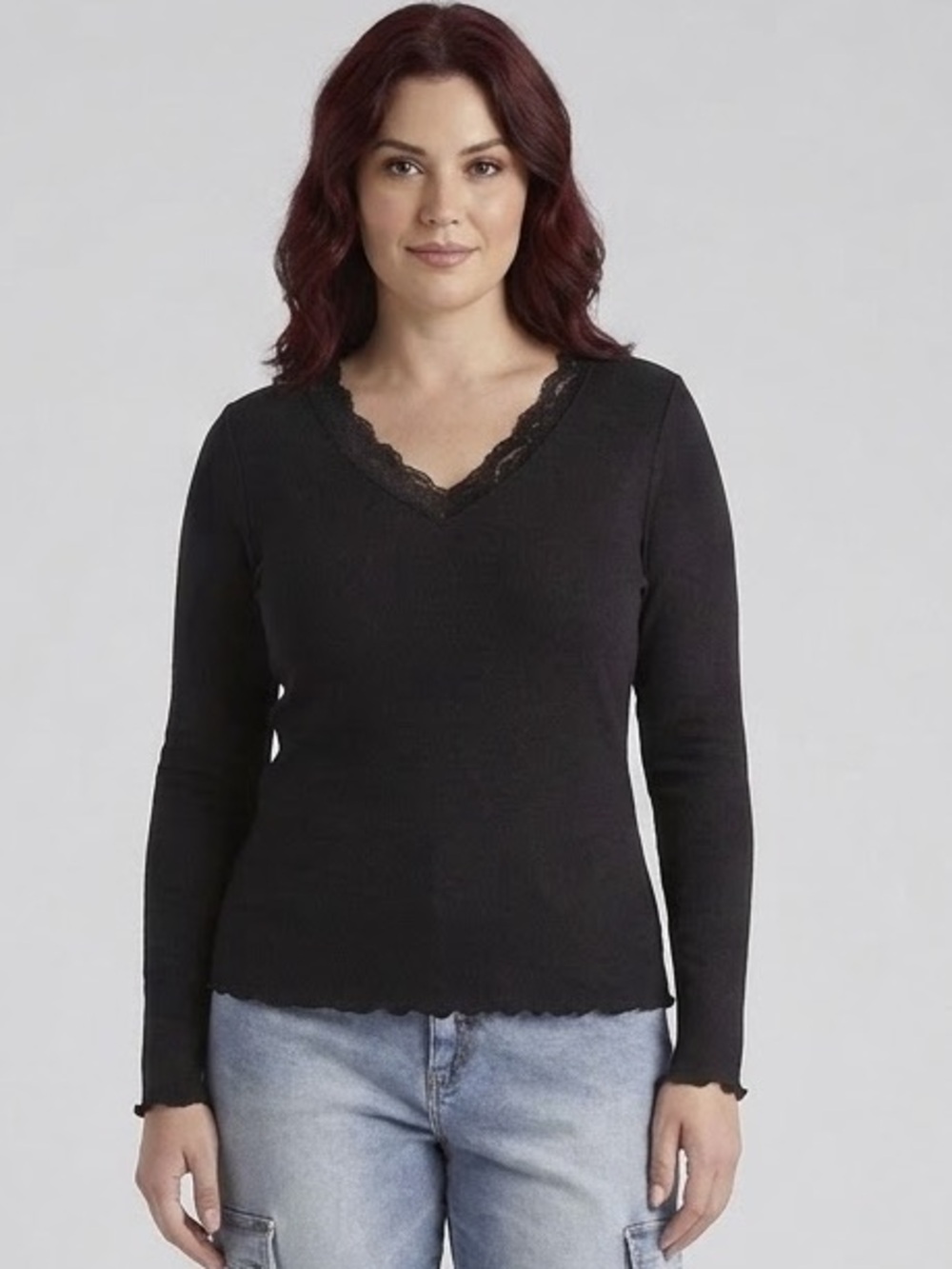 Jessica Simpson Lace Top (Bust 38”Length 23”)